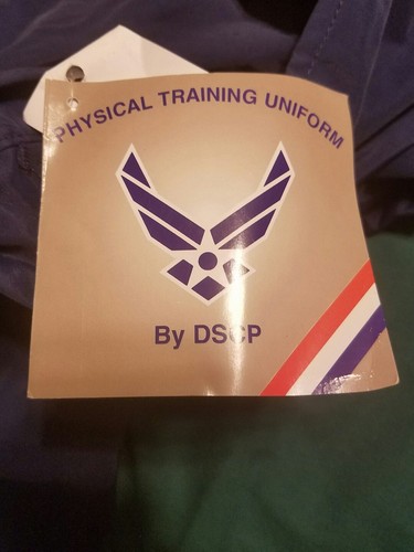 NWT DSCP Defense Supply Military Physical Training Blue Nylon Uniform Pants