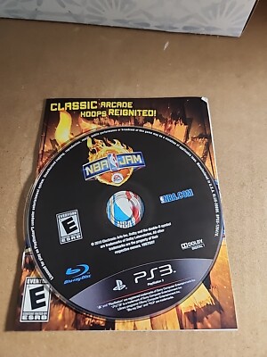 NBA Jam (Sony PlayStation 3 PS3, 2010) Disc And Manual Only Tested Vg