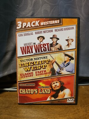 Guns  Outlaws: The Way West/Escort West/Chatos Land (DVD)