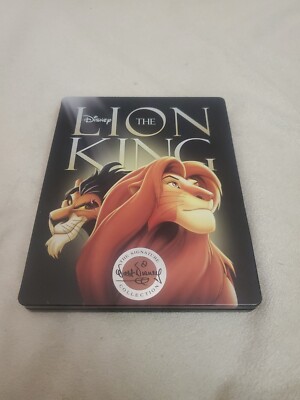 The Lion King:  Signature Collection - Blu Ray [SteelBook] + 35mm Film Cell