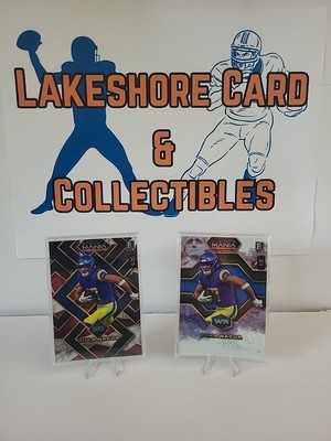 Puka Nacua Wild card Auto Mania Lot Numbered