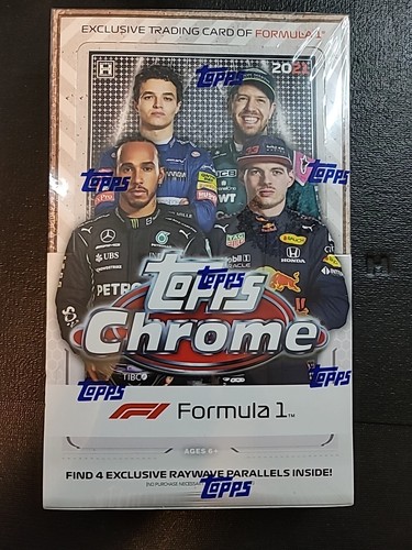 🔥🏎2021 Topps Chrome Formula 1 Racing F1 - Hobby Lite Box