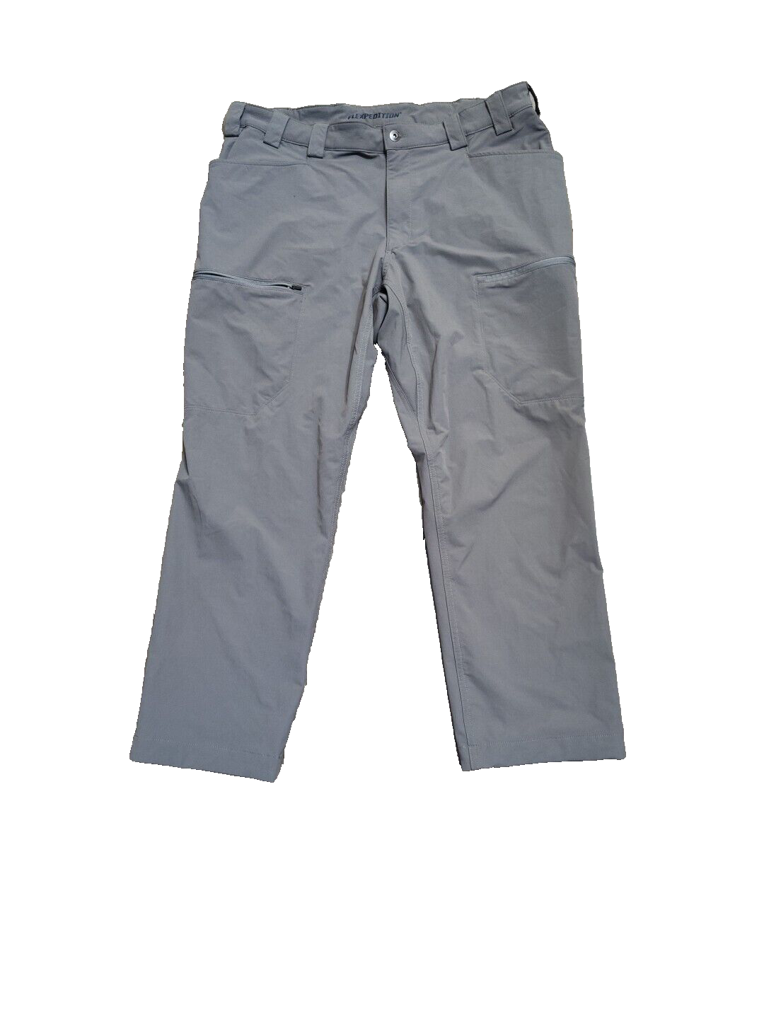 Duluth Trading Co Duluth Men's Flexpedition Pull-On Pants 40x30 Gray