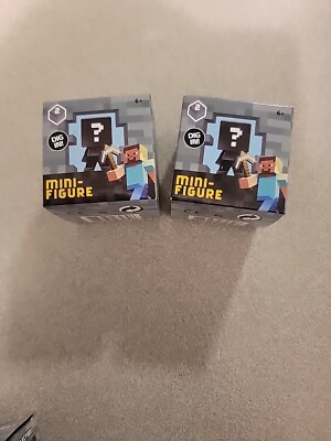 Minecraft Stone Series 2 Mystery Pack (Bundle of 2 Packs) Minifigure 