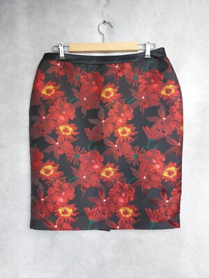 CLEMENTS RIBEIRO SKIRT LARGE, 14, BROCADE PENCIL SKIRT.  OCCASION WEAR.