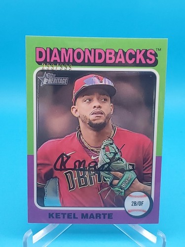 Ketel Marte 2024 Topps Heritage #157 Chrome 299/999