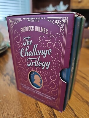 Professor Puzzle Sherlock Holmes The Challenge Trilogy Set 3 Quiz Games Complete