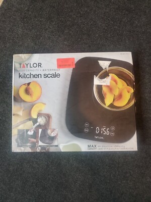 Taylor Digital Higher Capacity Waterproof Kitchen Scale - 30 pound max
