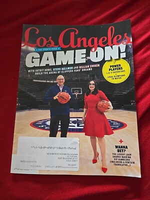 LOS ANGELES LA MAGAZINE - Jul July Clippers Basketball Steve Balmer GAME ON