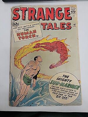 Strange Tales #107 Human Torch Vs. The Sub-Mariner! Marvel 1963