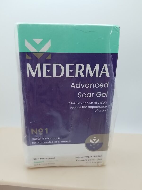 Mederma Advanced Scar Gel Reduces the Appearance Old & New Scars .7 oz EXP 2024