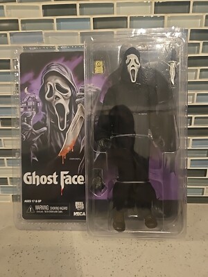 NECA Scream Ghost Face 8  Retro Style Clothed Action Figure New Sealed 