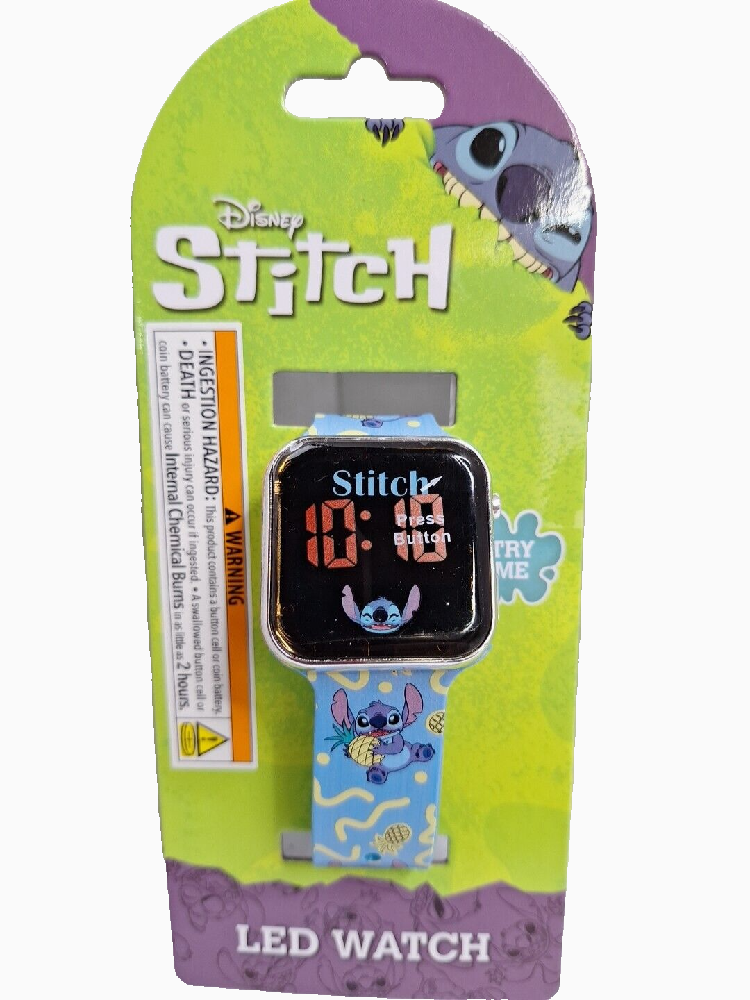スティッチ＆スクランプ LEDライト 時計 Disney Stitch Day スティッチ LEDライト ビーチ Disney Stitch Day Collection