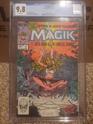 Magik 4 cgc 9.8 Marvel 1984 1st appearance of Magic as Darkchylde WHITE pgs NM M