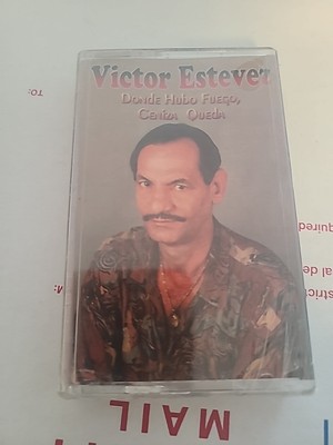 VICTOR ESTEVEZ,DONDE HUBO FUEGO  CENiZA ,RL RECORDS BACHATAS CASSETTE SELLADO 