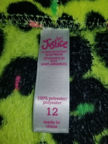 Justice girls size 12 pj bottoms