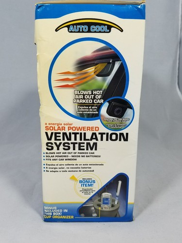 Auto Cool Solar Powered Ventilation System as seen on tv