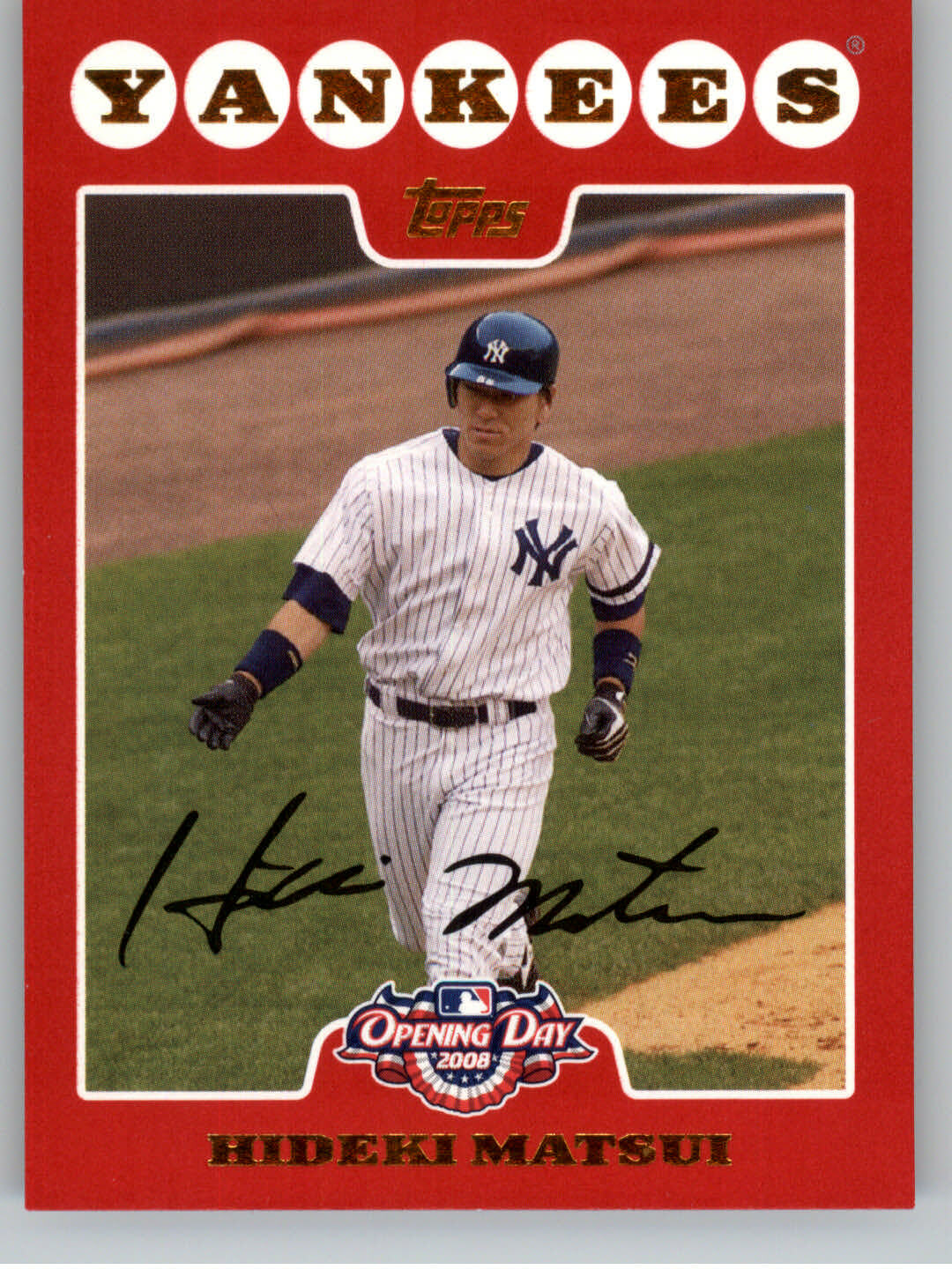 2008 Topps Opening Day #181 Hideki Matsui - New York Yankees