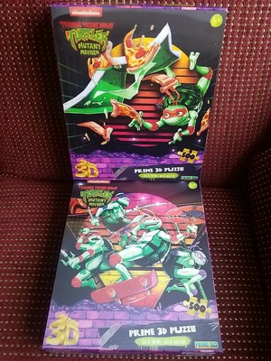 Teenage Mutant Ninja Turtles Prime 3D Puzzle Pizza Mutant Mayhem 500 Piece (2)