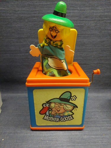 （レアサンプル品）JACK IN THE BOX Vintage Jack in The Box 1976 Mattel Jack in the Music Box