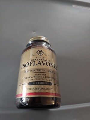 New & Sealed Solgar Super Concentrated Isoflavones 120 Tablets Exp: 8/2024 