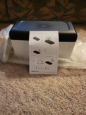 Tupperware BreadSmart Bread Keeper Junior Black & White NEW