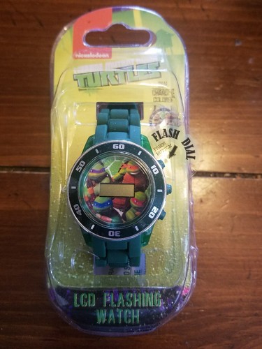 UPC 030506430773 product image for Nickelodeon Teenage Mutant Ninja Turtles Flashing Lights Kid's Lcd Watch | upcitemdb.com