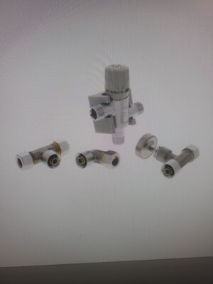 Webstone  H-77211W-TG 3/8'' Compression Thermostatic Mixing Valve