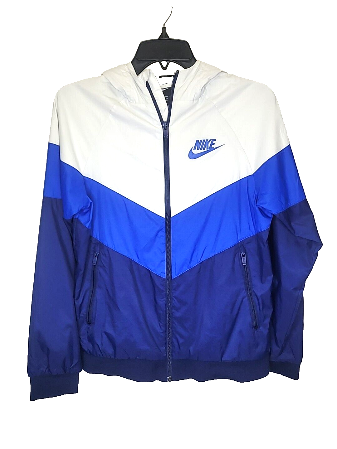 Boys XL Nike Lined Full Zip Jacket Size Extra Large Blue Boys XL Nike Lined Full Zip Jacket Size Extra Large Blue