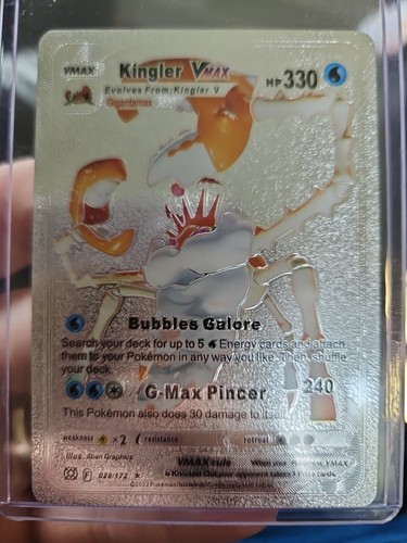 S☆KING Pokemon Card Kingler VMAX 029/172 Full Art Ultra Rare