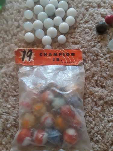 ESTATE FIND Large and small vintage shooters marbles many different ones!!