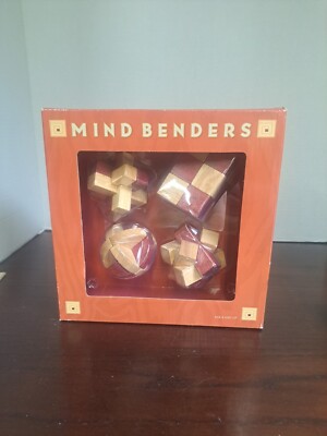 Mind Benders Solid Wood Game Pack