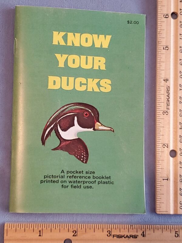 KNOW YOUR DUCKS Booklet Vintage Publication by Remington®/Dupont 1973
