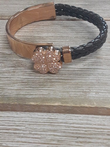 Vintage Folli Follie Rope Heart Clover Bracelet | eBay