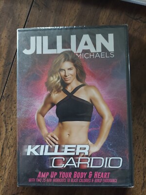 Jillian Michaels Killer Cardio DVD Fitness Training Workouts Exercise New Sealed