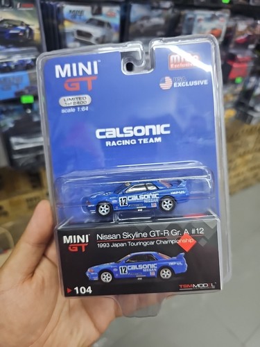 ミニカー MINI GT Nissan Skyline GT-R Gr.A 87 MINI GT 165 Nissan Skyline GT-R (R32) Gr. A #12 Calsonic