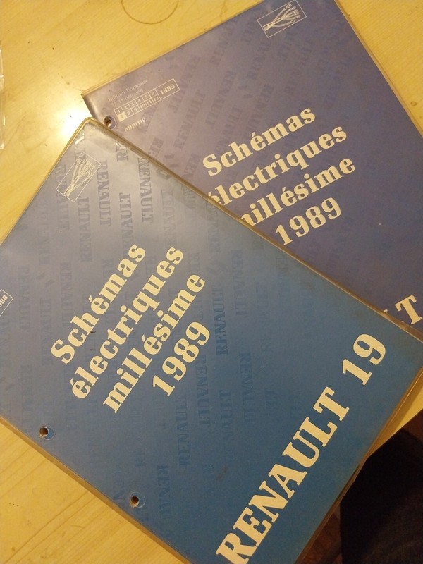 Manuel Reparation Nt 8046 Schemas Electriques Renault 19 1989 R19 Revue Techniqu