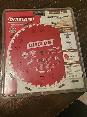 Freud D1024X Diablo 10'' 24-Tooth ATB Ripping Saw Blade 5/8'' Arbor