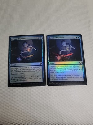 MTG Reverse Engineer x2 Commander Masters 0116 Foil Common