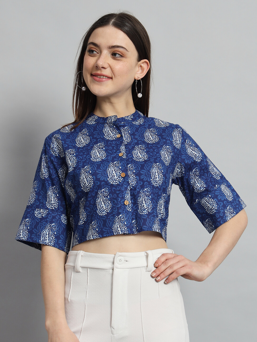 ブラウス シャツ 「W」「Free People」Crop Top Blouse レディース _57.JPG?set_id=8800005007