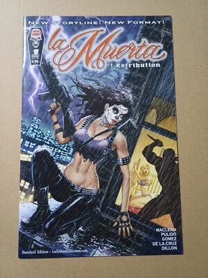 LA MUERTA RETRIBUTION #1-2 MACLEAN COFFIN COMICS 2018 SET (2)