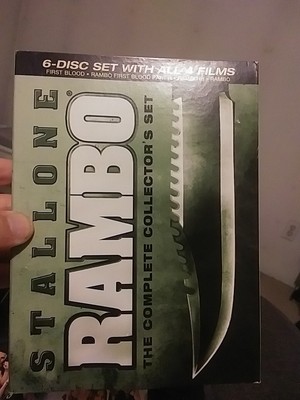 Rambo: The Complete Collectors Set (DVD, 2008, 6-Disc Set, Canadian)