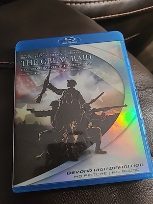 The Great Raid Blu-Ray (Exclusive Unrated Director's Cut) 2006 Release Used/LN