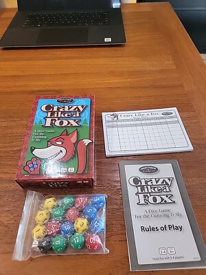 Crazy Like A Fox A Dice Game For The Cunning & Sly