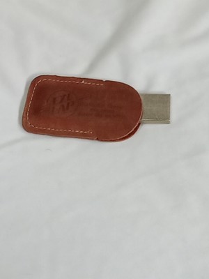Vintage Eze Lap Diamond Pocket  Sharpener In A Leather Case(ml66)