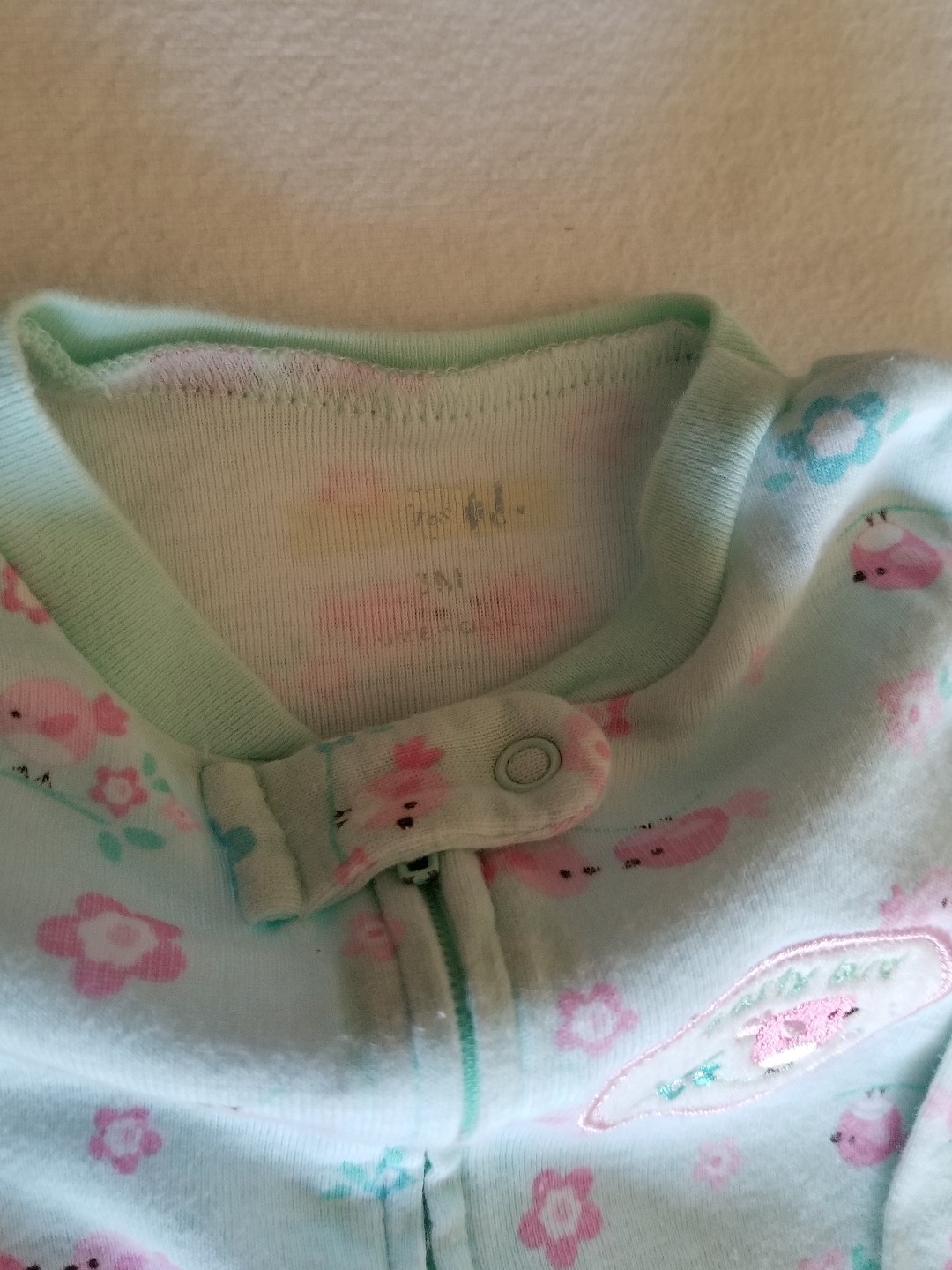 Vitamins girls sleeper 0-3 months