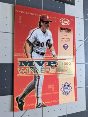 2004 Donruss Leaf Second Edition #MW-5 Mike Schmidt MVP Winners Insert Phillies 