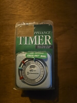 Intermatic Lamp Appliance Electrical Timer Program Lights Model TN111C