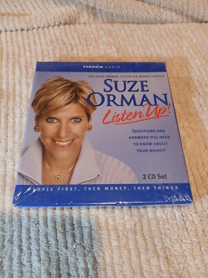 SEALED SUZE ORMAN CD 2004''Listen Up''2 CD Questions and Answers about your Money