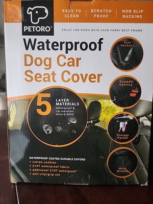 WATERPROOF PET DOG CAR REAR BACK SEAT COVER MAT HAMMOCK Brand New in Box